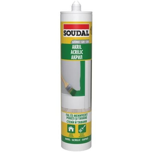 Festhető fehér acril tömítő Soudal